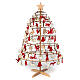 Set décorations bois et feutre et cimier pour sapin de Noël SPIRA Small Ovale 90 pcs s2