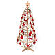 Set décorations bois et feutre et cimier pour sapin de Noël SPIRA Small Ovale 90 pcs s4