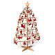 Set décorations bois et feutre et cimier pour sapin de Noël SPIRA Small Ovale 90 pcs s5