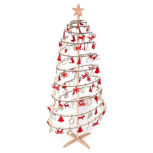 Decoracones SPIRA Large Oval fieltro puntal Árbol de Navidad 112 piezas 5