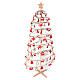 Set décorations assorties et cimier pour sapin de Noël SPIRA Large Ovale 112 pcs s5