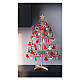 Medium ornament set for Small SPIRA Christmas tree, red felt, set of 10 s2