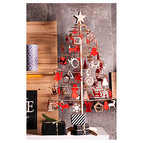 Large ornament set for Large SPIRA Christmas tree, red felt, set of 10