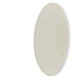 Oval weiße Dekoration Krippe, 10x10 cm s2