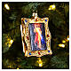 Jesus Trust in You blown glass Christmas tree ornament 10 cm s2