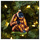 Orangutan, blown glass Christmas ornament, 4 in s2