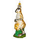 Canguro 13 cm vetro soffiato addobbo Albero di Natale  s3