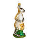 Kangaroo blown glass Christmas tree ornament 13 cm s4