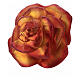 Róża szkło dmuchane ozdoba choinkowa 10 cm s4