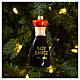 Soy sauce blown glass Christmas tree ornament 10 cm s2