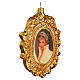 Princess Diana, Christmas tree decoration, blown glass, 4 in s4