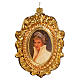 Princesse Diana pour sapin de Noël verre soufflé 10 cm s1