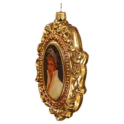 Principessa Diana 10 cm vetro soffiato Albero di Natale 3