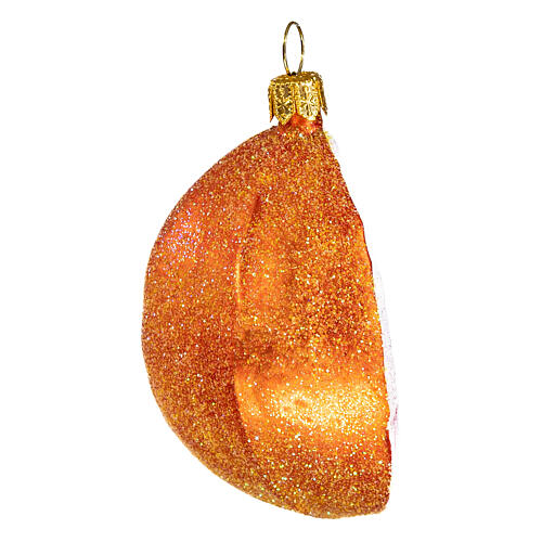Fetta di pompelmo 10 cm vetro soffiato decoro Albero di Natale 5