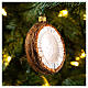 Noce di cocco 10 cm vetro soffiato decoro Albero di Natale s2