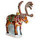 Blown glass Christmas reindeer 15 cm tree decoration s4