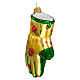 Guantes de jardinería Árbol de Navidad vidrio soplado decoración 10 cm s3