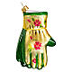 Guantes de jardinería Árbol de Navidad vidrio soplado decoración 10 cm s5