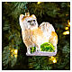 Chihuahua 10 cm vidrio soplado decoración Árbol de Navidad s2