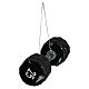 Dumbbell, blown glass, 4 in, Christmas tree decoration s3