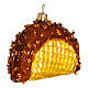 Ice cream taco, blown glass, 4 in, Christmas tree decoration s4
