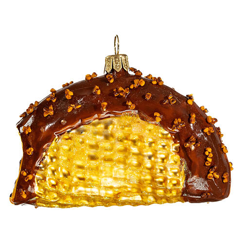 Taco Cacao 10 cm vidrio soplado decoración Navidad 5