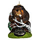 Beaver, blown glass, 4 in, Christmas tree decoration s1