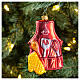 Grembiule da cucina 10 cm decoro vetro soffiato per Albero di Natale s2