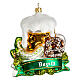 Bavarian set blown glass Christmas decoration 10 cm s4
