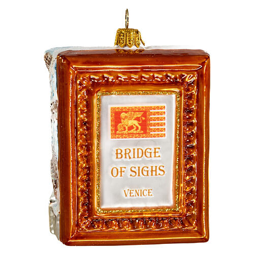 Ponte dei sospiri Venezia addobbo Natale 10 cm vetro soffiato 5