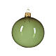 Boules de Noël 80 mm set bordeaux rouge vert transparent verre soufflé s2