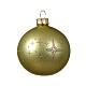 Assorted glossy matte pistachio green blown glass Christmas bauble 60mm s3