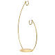Double hook for Christmas baubles 100mm golden s3