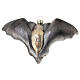 Glass bat Christmas tree ornament 11 cm s3