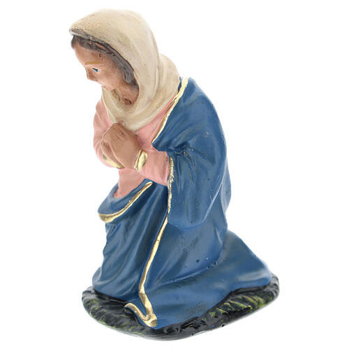 Holy Family statue in hand painted plaster, 10 cm Arte Barsanti 4