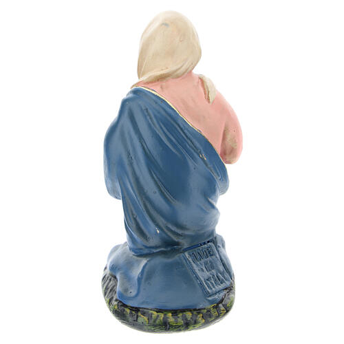 Mary statue kneeling in prayer, for 10 cm Arte Barsanti nativity 2