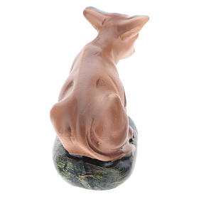 Bue in gesso per presepe 10 cm Arte  Barsanti