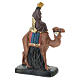 Three Kings set on camel in plaster, for 10 cm Barsanti nativity s4