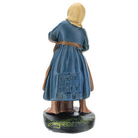 Statuina pastorella gesso dipinto a mano 10 cm Arte Barsanti