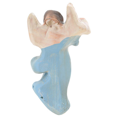 Peça Anjo Glória gesso corado para presépio Barsanti com figuras de 10 cm de altura média 2