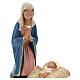 Holy Family set, for 15 cm Arte Barsanti nativity in colored plaster s2