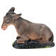Donkey plaster statue for Nativity Scene 15 cm s1