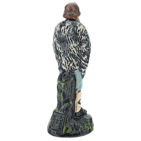 Estatua pastor con flauta yeso para belenes de 15 cm Arte Barsanti