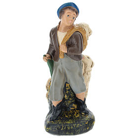 Pesebre Yeso Arte Barsanti: Estatua pastor con ovejas belenes de Arte Barsanti 15 cm