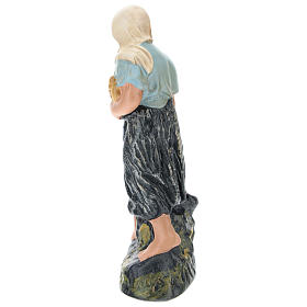 Statua contadina con brocche gesso presepi di 15 cm Arte Barsanti