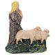 Statua pastore con gregge gesso presepi 15 cm Arte Barsanti s2