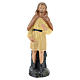 Estatua pastor vestido amarillo de yeso belén Arte Barsanti de 15 cm s1