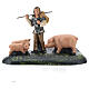 Figura pastor com porcos para presépio Arte Barsanti com peças de 15 cm de altura média s1