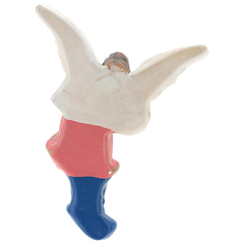 Engel Gloria aus Gips handbemalt von Arte Barsanti, 15 cm 4