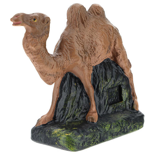 Camelo de pé Arte Barsanti gesso para presépio com figuras de 15 cm de altura média 3